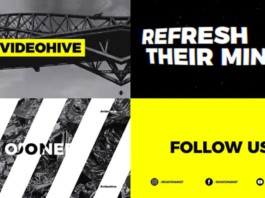 Descarga esta poderosa plantilla de intro After Effects gratis de corte vanguardista