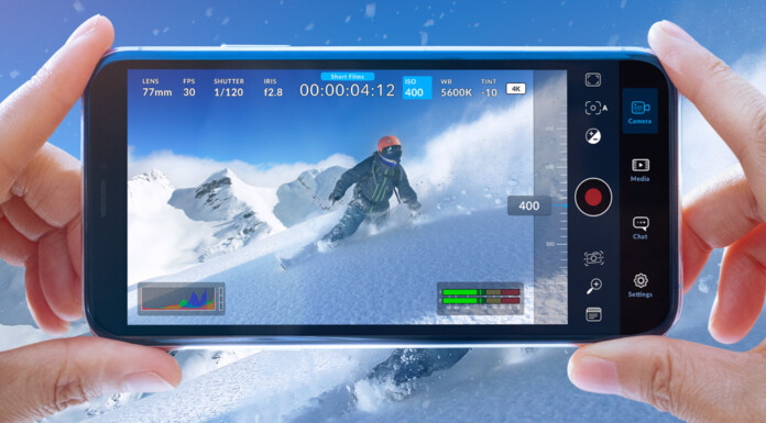 Blackmagic Camera ofrece GRATIS controles de cámaras cinematográficas digitales en iPhone